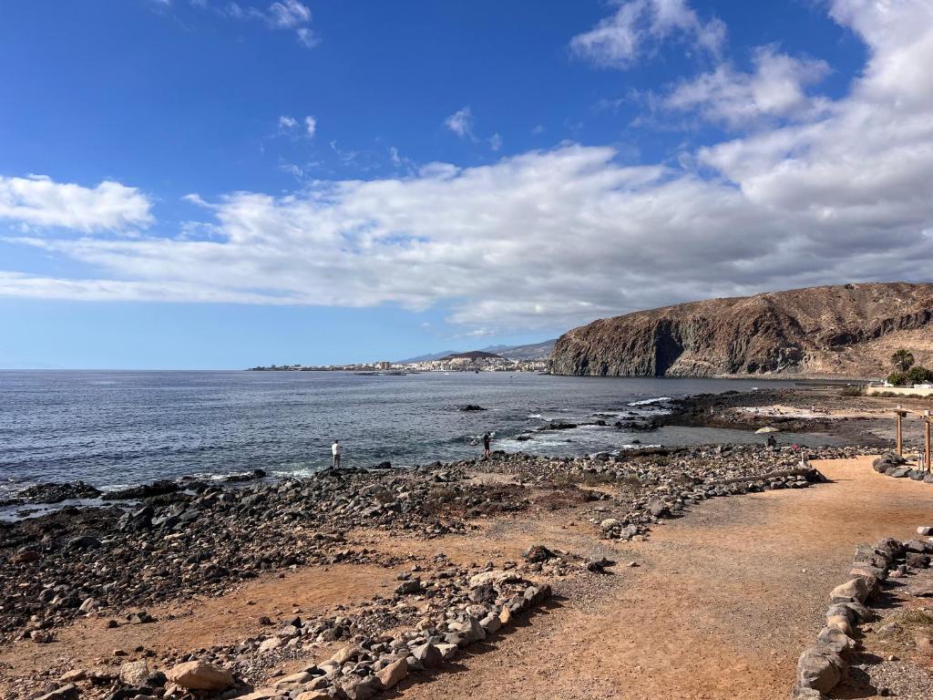 Lokalna plaża kamienista